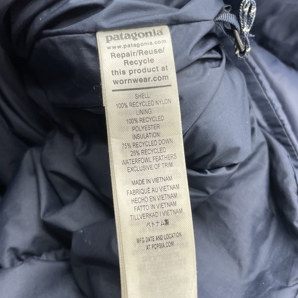 Patagonia Goose Down Puffer Youth Boys Medium Netplus Shells Winter Outdoor Hike - Picture 10 of 13